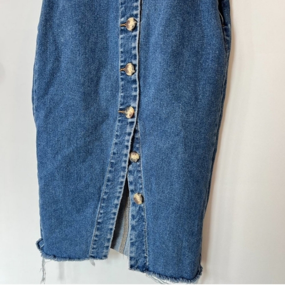 Bershka Jean Denim overall dress - Picture 3 of 11